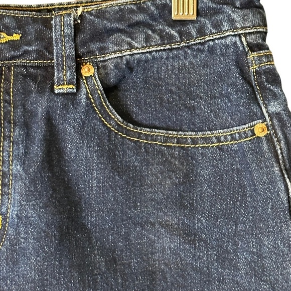 Urban Outfitters BDG Denim Rinse Asymmetrical Mini Skirt Raw Hem Medium OB718149 - Picture 5 of 12